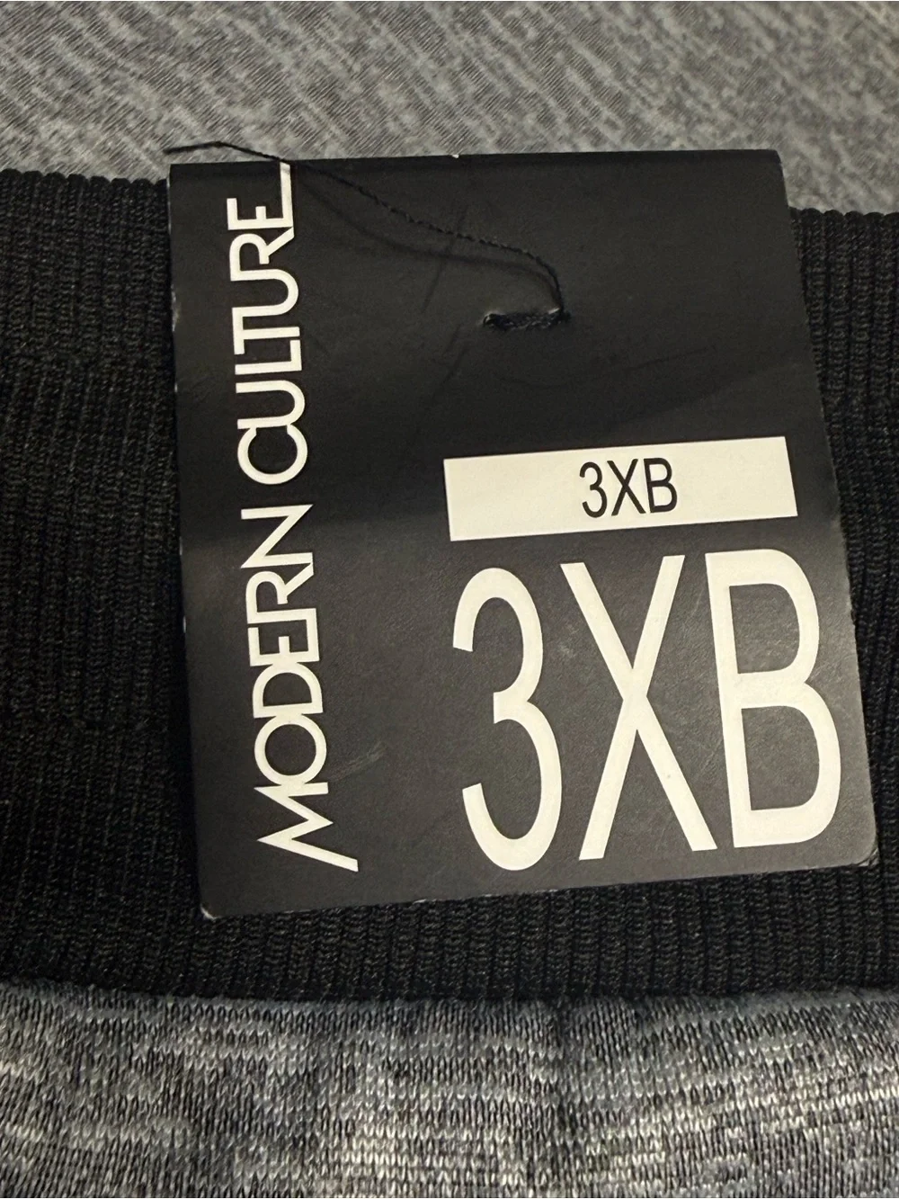 Modern Culture Men’s Light Grey Sweatpants 3XB NWT Black Side Stripe Jog